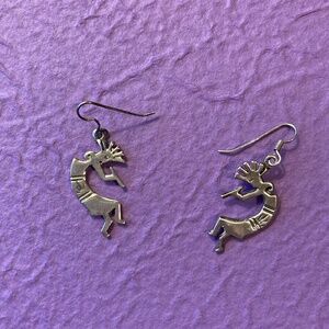 Kokopelli Sterling Earrings